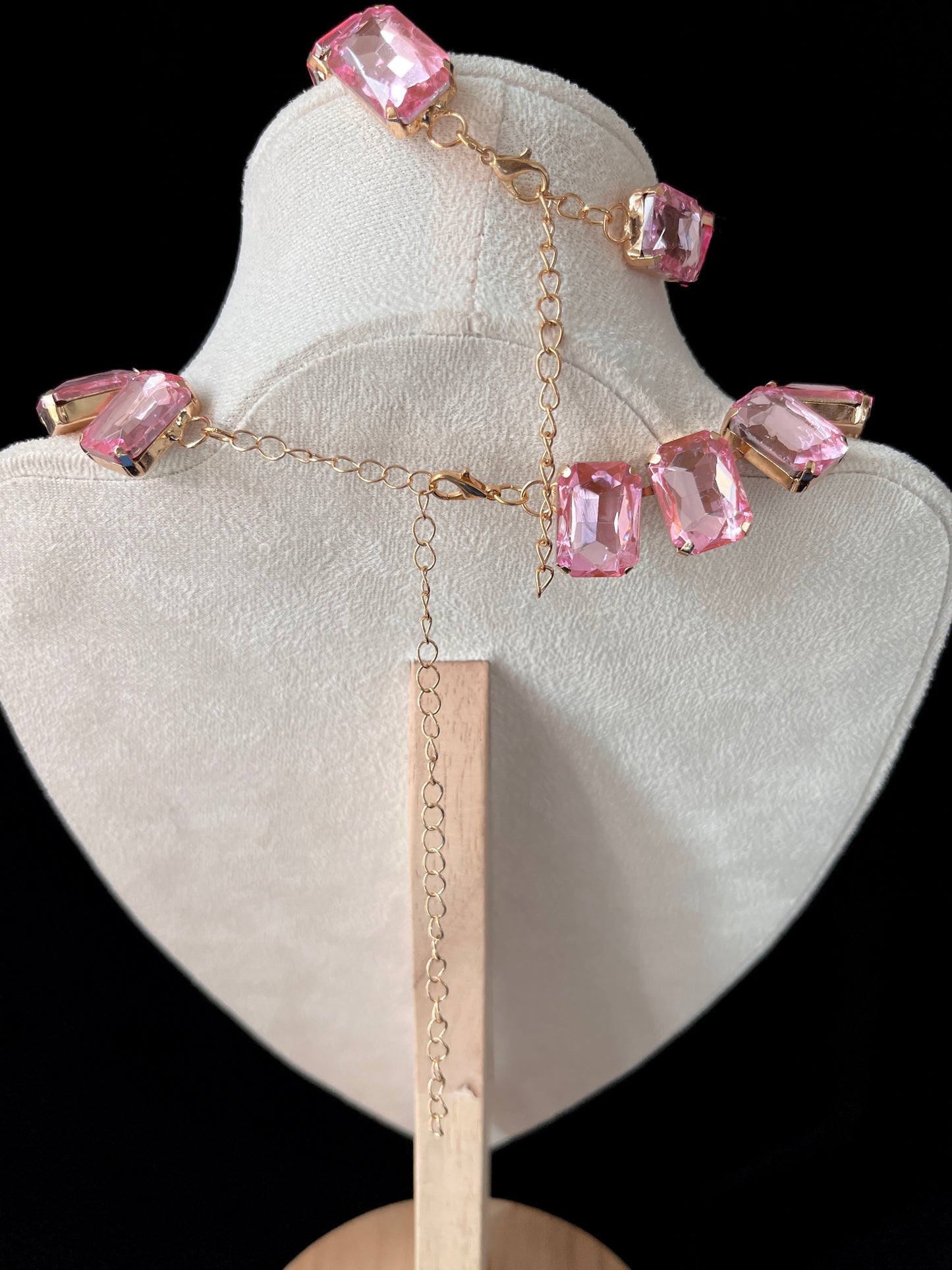 Chunky Pink Crystal Set
