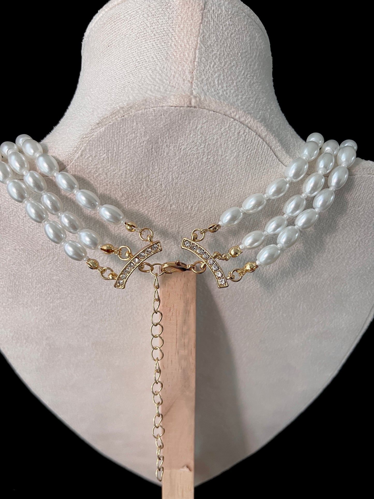 Floral Crystal Pearl Set