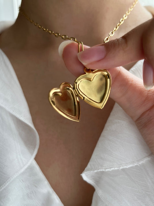 Golden Heart Locket