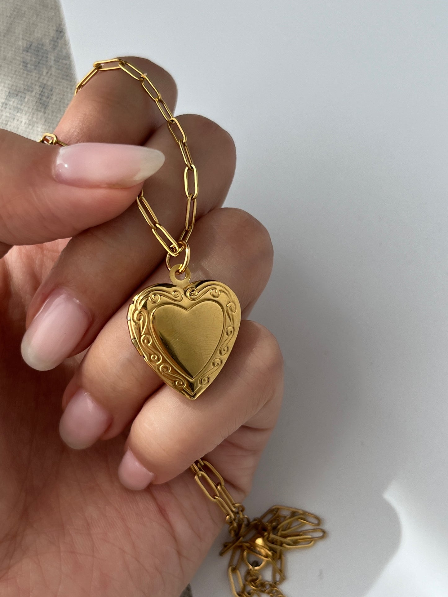 Golden Heart Locket