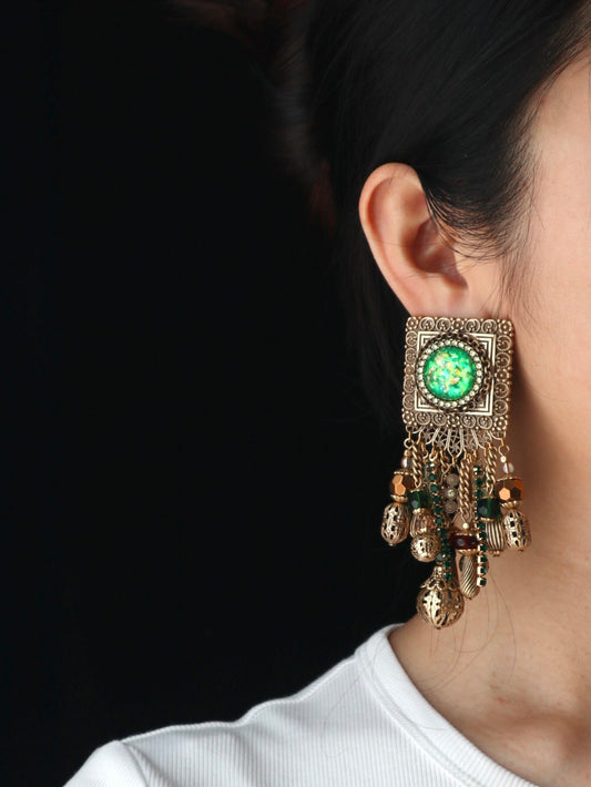 Bohemian Tassel Clip-on Earring