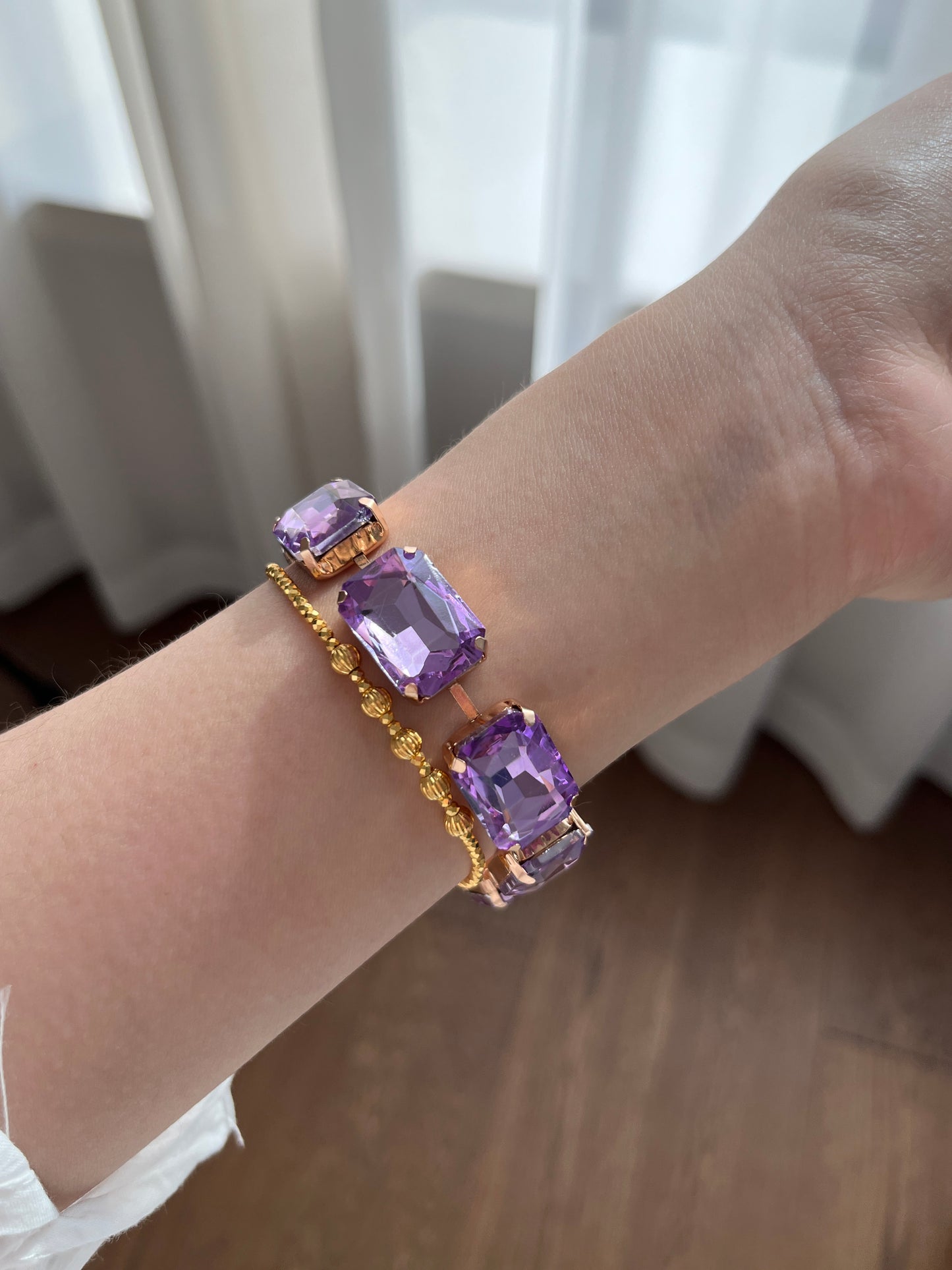 Chunky Purple Crystal Set