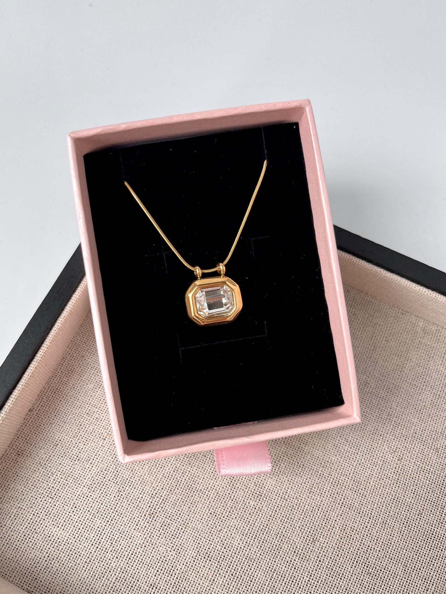 Crystal Frame Pendant