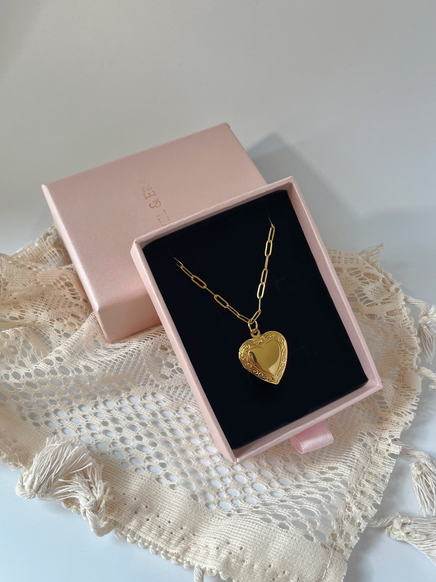 Golden Heart Locket