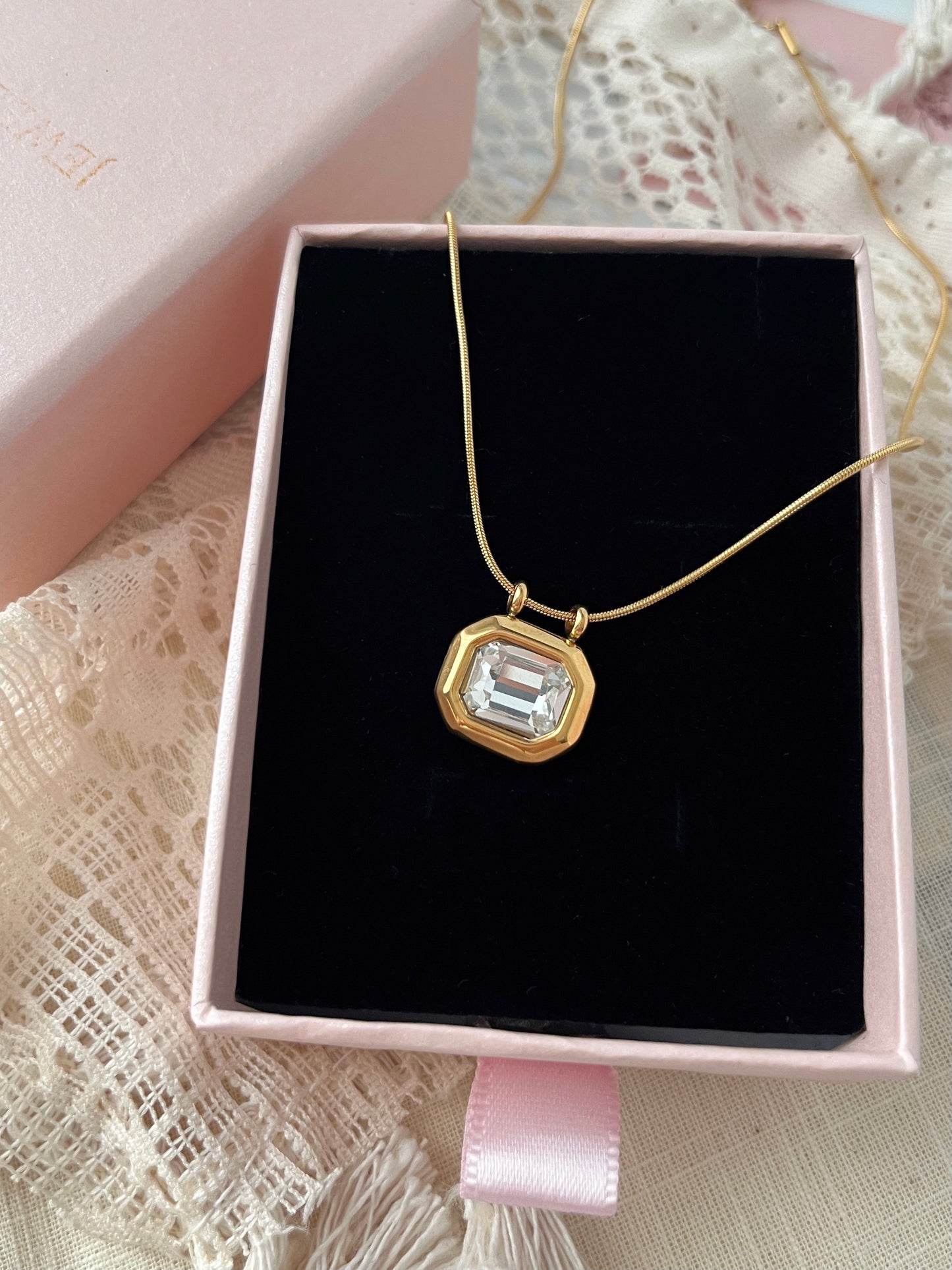 Crystal Frame Pendant