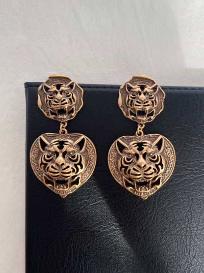 Retro Tiger Earrings