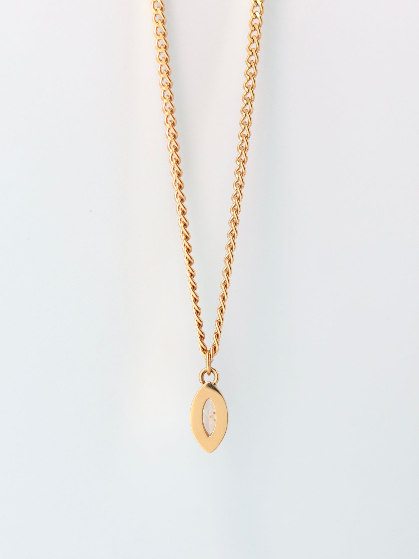 Morganite Marquise Pendant