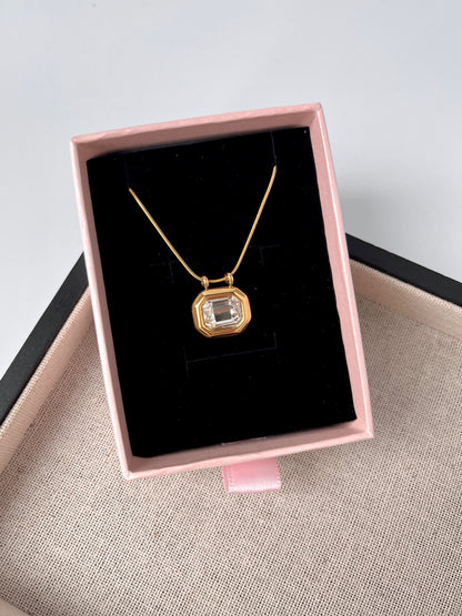 Crystal Frame Pendant
